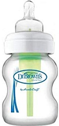 Brown's Options Wide-Neck Glass Bottle