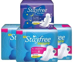 Stayfree Secure XL Ultra Thin Sanitary Napkins