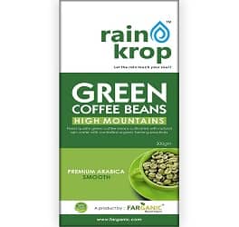 FARGANIC Rainkrop Organic Arabica Green Coffee