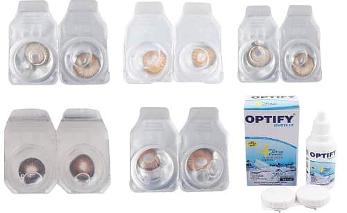 Optify Combo Pack Monthly Color Contact Lens
